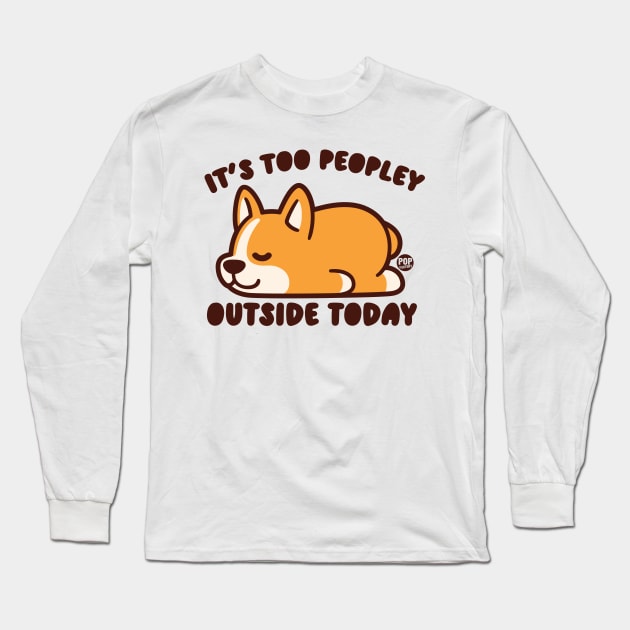 too peoplely Long Sleeve T-Shirt by toddgoldmanart